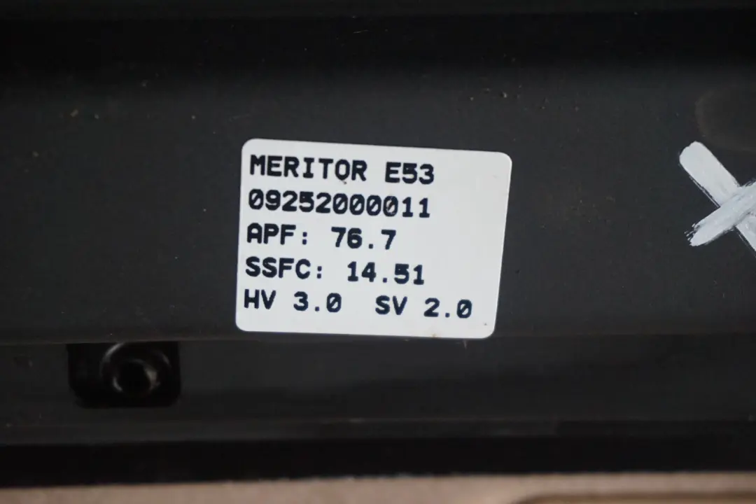 BMW X5 E53 Sun Roof Sliding Roof Frame Complete Sunroof Glass Beige - SKU 8408062-1 - Part number 8408062