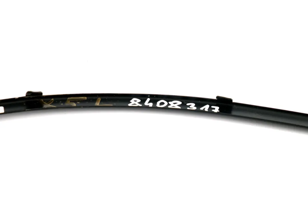 Left N/S Side Window Fixed Frame Cover Schwarz Black to BMW X5 Series E53 Rear with Part number 8408317 BMW X5 Series E53 Rear Left N/S Side Window Fixed Frame Cover Schwarz Black - SKU 8408317 - Part number 8408317