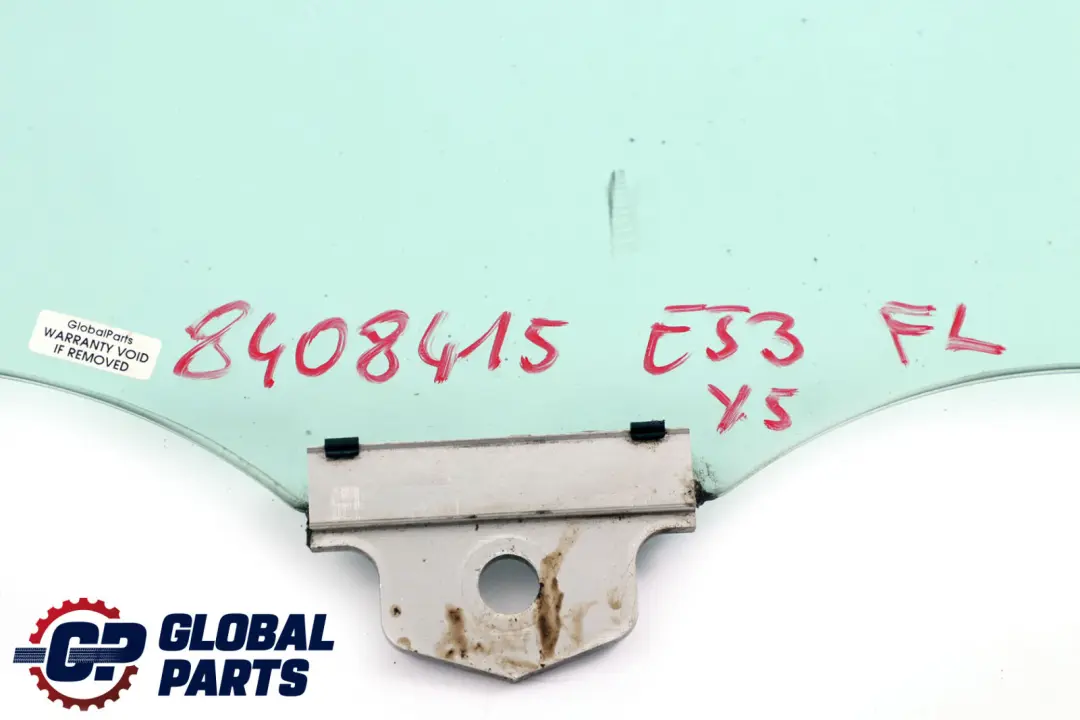 BMW X5 Series E53 N/S Front Left Door Window Glass Green AS2 - SKU 8408415 - Part number 8408415