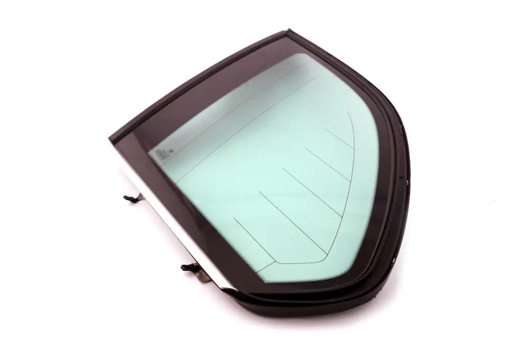 Green Side Window With Gasket Chrome Left N/S Rear Glass to BMW X5 Series E53 with Part number 8408443 BMW X5 Series E53 Green Side Window With Gasket Chrome Left N/S Rear Glass - SKU 8408443 - Part number 8408443