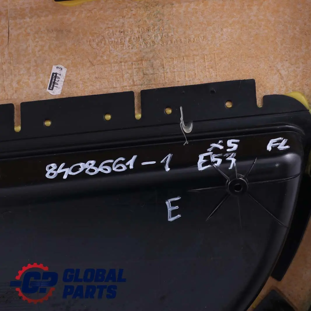 Leather Front Left N/S Door Card Trim Panel Interior to BMW X5 Series E53 1 Black with Part number 8408661 BMW X5 Series E53 1 Black Leather Front Left N/S Door Card Trim Panel Interior - SKU 8408661-1 - Part number 8408661