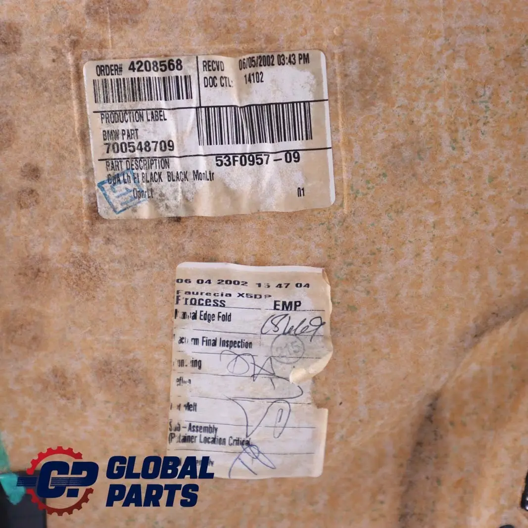 Leather Front Left N/S Door Card Trim Panel Interior to BMW X5 Series E53 1 Black with Part number 8408661 BMW X5 Series E53 1 Black Leather Front Left N/S Door Card Trim Panel Interior - SKU 8408661-1 - Part number 8408661