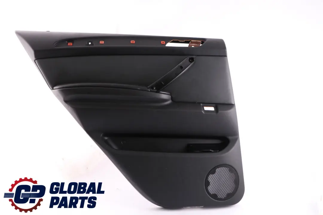 Leather Rear Left N/S Door Card Trim Panel Interior to BMW X5 Series E53 1 Black with Part number 8408663 BMW X5 Series E53 1 Black Leather Rear Left N/S Door Card Trim Panel Interior - SKU 8408663-1 - Part number 8408663