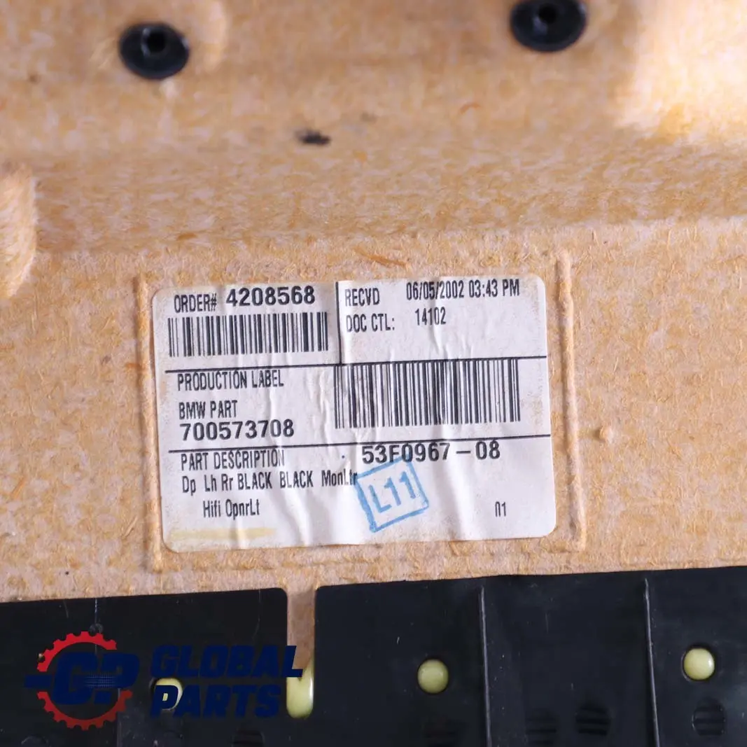 Türverkleidung Hinten Links Leder Montana Schwarz für BMW X5 er E53 2 mit Teilenummer 8408663 BMW X5 er E53 2 Türverkleidung Hinten Links Leder Montana Schwarz - SKU 8408663-2 - Teilenummer 8408663
