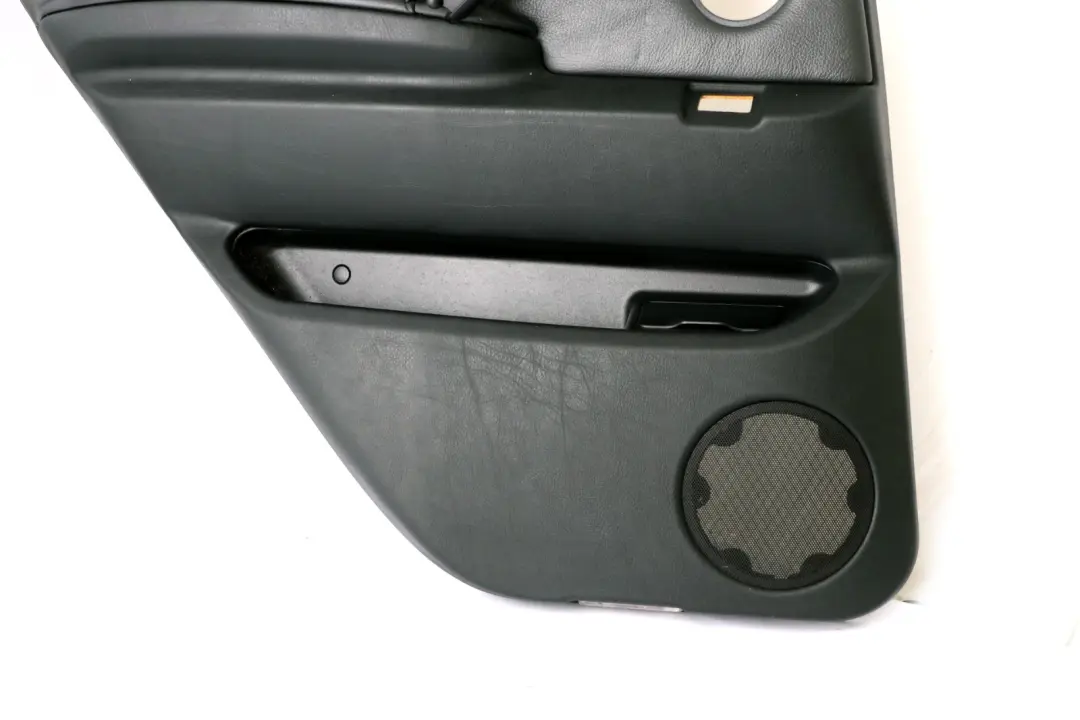 Leather Rear Left N/S Door Card Trim Panel Interior to BMW X5 Series E53 Black with Part number 8408663 BMW X5 Series E53 Black Leather Rear Left N/S Door Card Trim Panel Interior - SKU 8408663 - Part number 8408663
