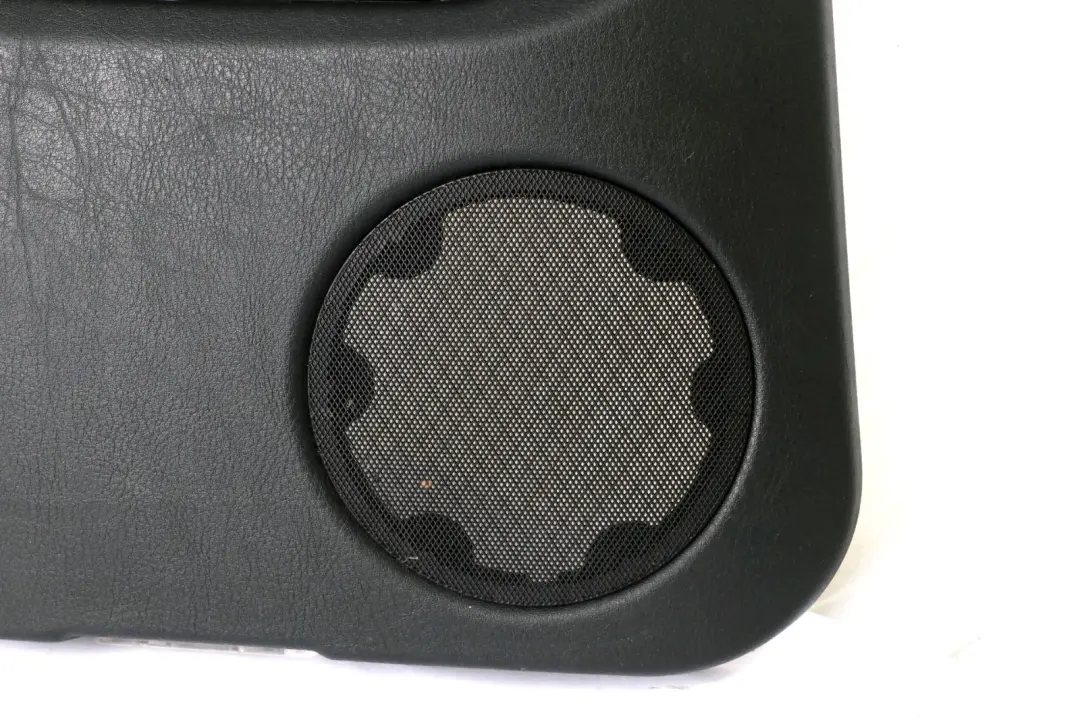 Leather Rear Left N/S Door Card Trim Panel Interior to BMW X5 Series E53 Black with Part number 8408663 BMW X5 Series E53 Black Leather Rear Left N/S Door Card Trim Panel Interior - SKU 8408663 - Part number 8408663