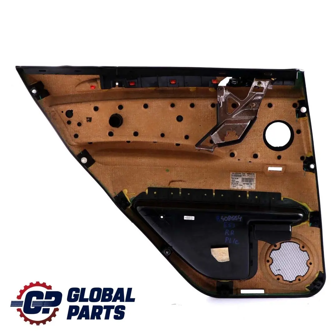 Türverkleidung Hinten Rechts Leder Montana Schwarz für BMW X5 er E53 mit Teilenummer 8408664 BMW X5 er E53 Türverkleidung Hinten Rechts Leder Montana Schwarz - SKU 8408664 - Teilenummer 8408664