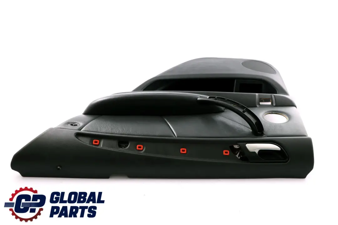 BMW X5 Series E53 Black Leather Montana Rear Right O/S Door Card Trim Panel - SKU 8408668 - Part number 8408668