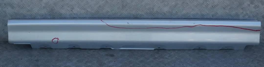Left N/S Side Door Sill Cover Skirt Titansilber Titan Silver to BMW X5 Series E53 with Part number 8408705 BMW X5 Series E53 Left N/S Side Door Sill Cover Skirt Titansilber Titan Silver - SKU 8408705-TS - Part number 8408705