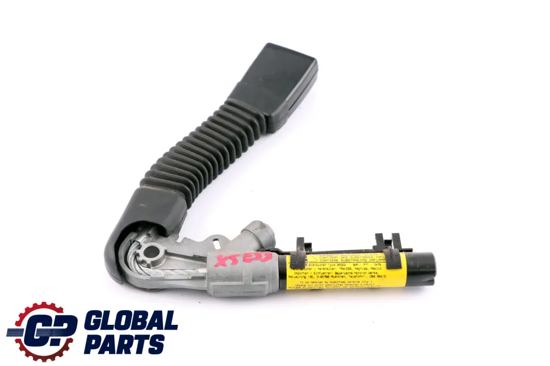 Hebilla tensor cinturón inferior asiento delantero derecho para BMW X5 E53 con número de pieza 8408760 BMW X5 E53 Hebilla tensor cinturón inferior asiento delantero derecho - SKU 8408760 - Número de pieza 8408760