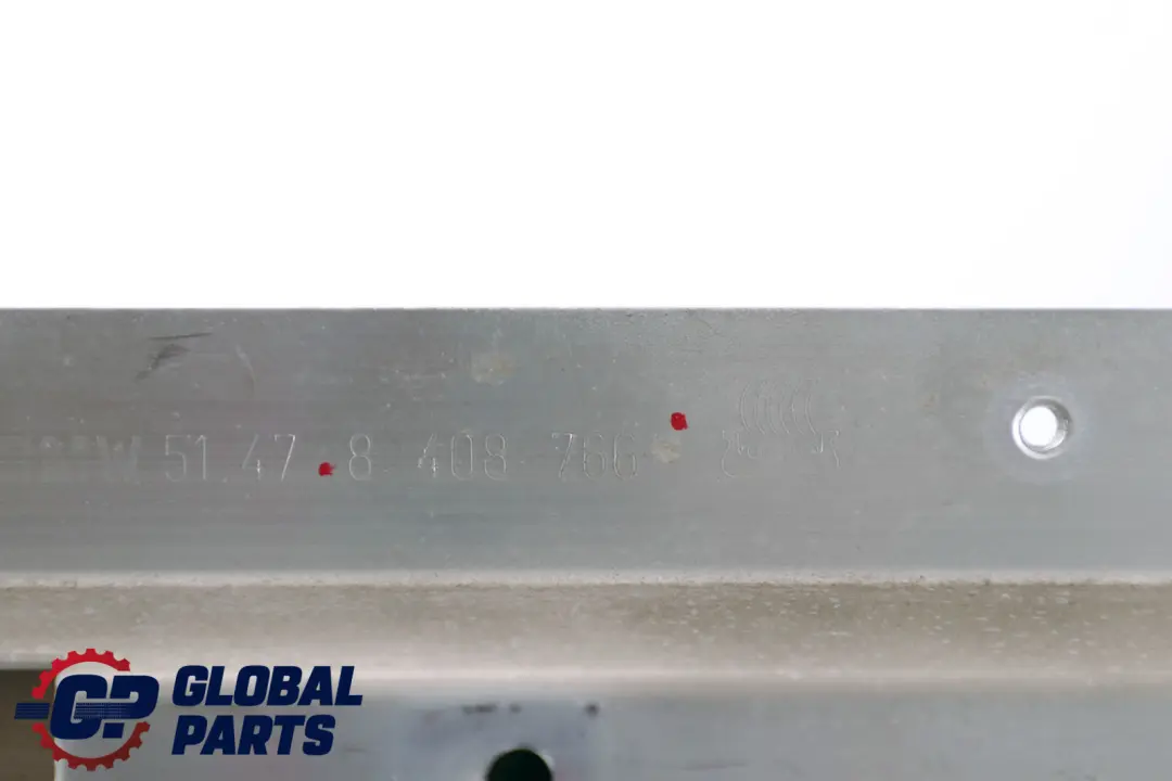 BMW X5 Series E53 Trunk Floor Bracket Vent Louvre Rail Rear Right O/S - SKU 8408766 - Part number 8408766