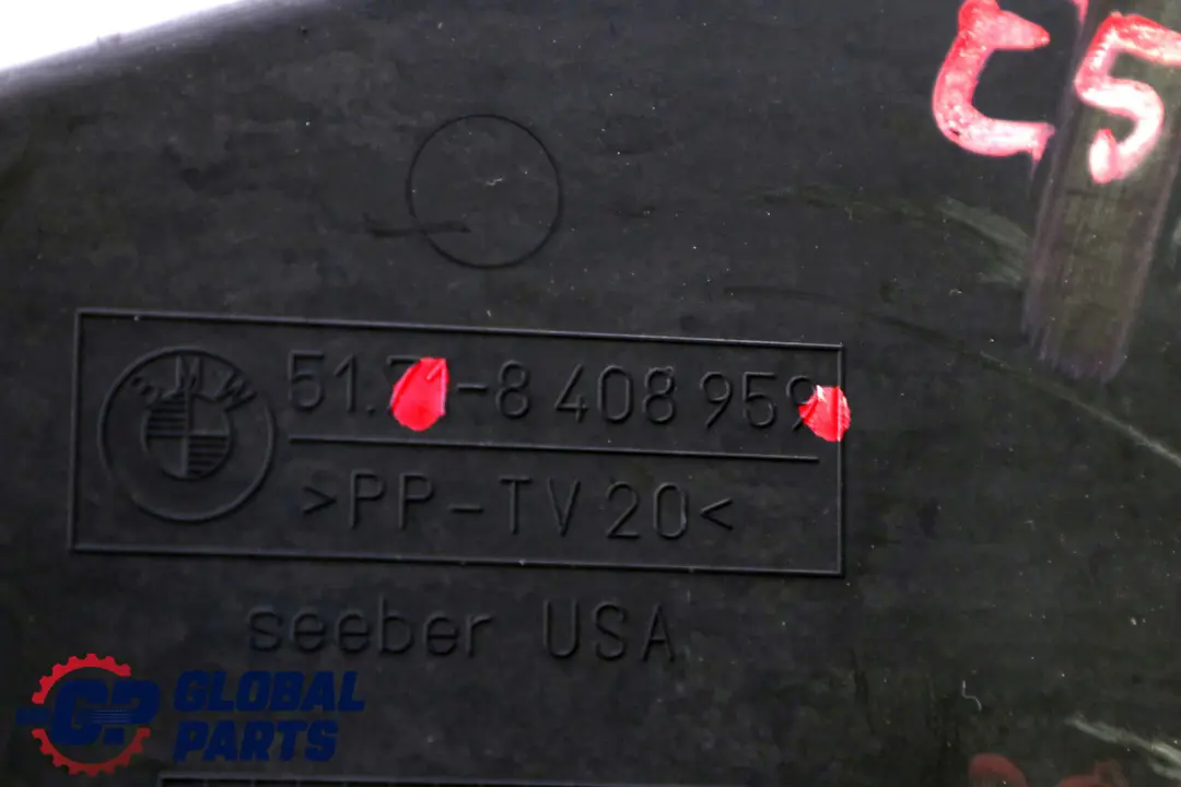 BMW X5 E53 Tapa Carcasa Rueda Delantera Izquierda 5171 - SKU 8408959 - Número de pieza 8408959