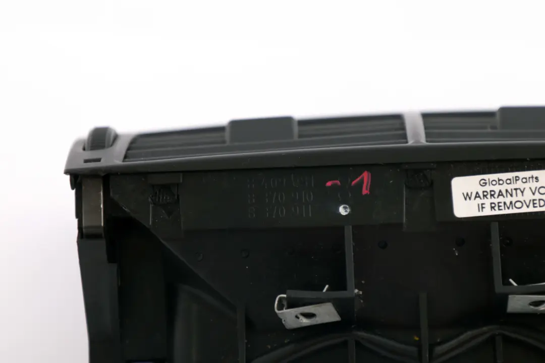 Conditioning Rear Fresh Air Grille to BMW X5 E53 Air with Part number 8409081 BMW X5 E53 Air Conditioning Rear Fresh Air Grille - SKU 8409081-1 - Part number 8409081