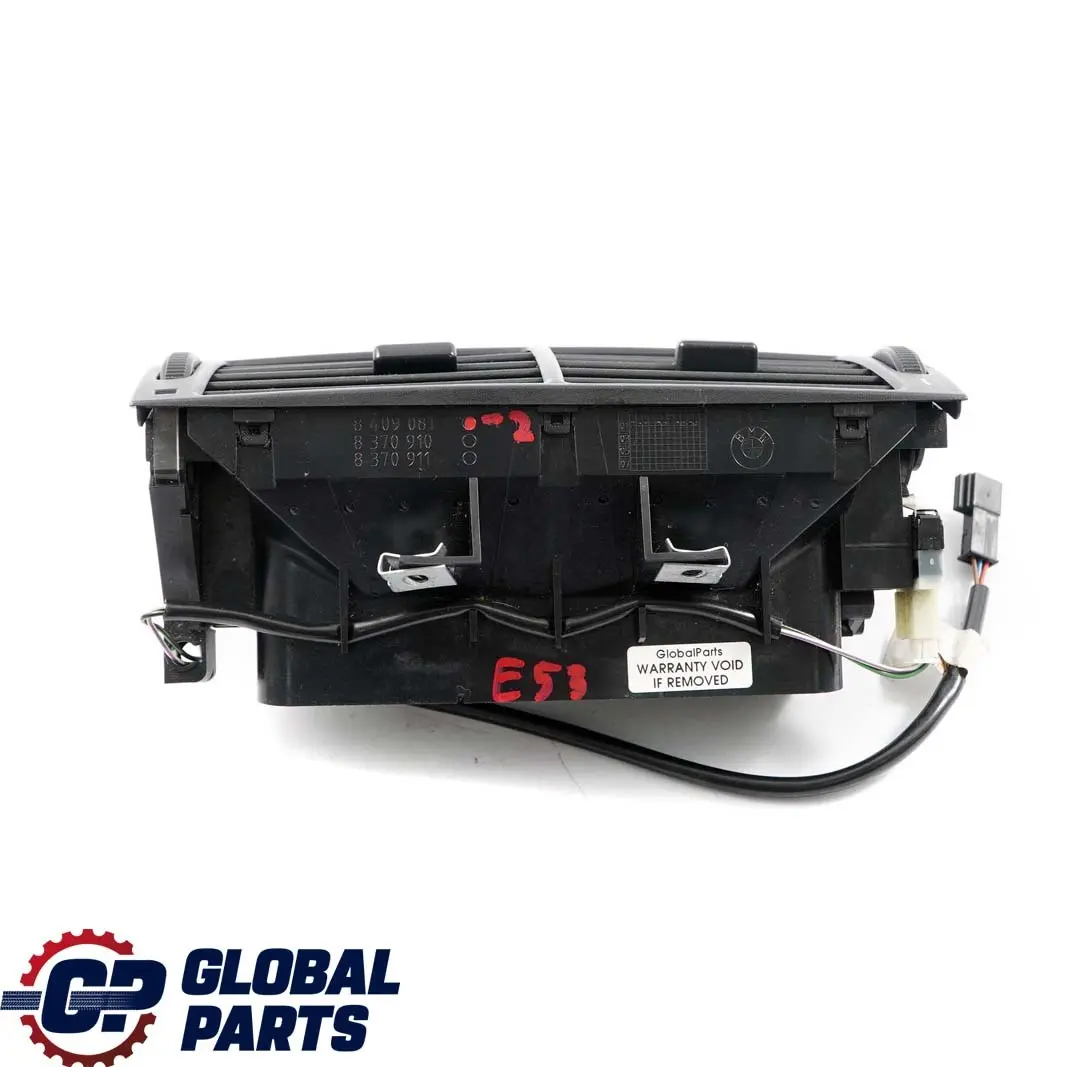 BMW X5 Series E53 2 Air Conditioning Rear Fresh Air Grille - SKU 8409081-2 - Part number 8409081