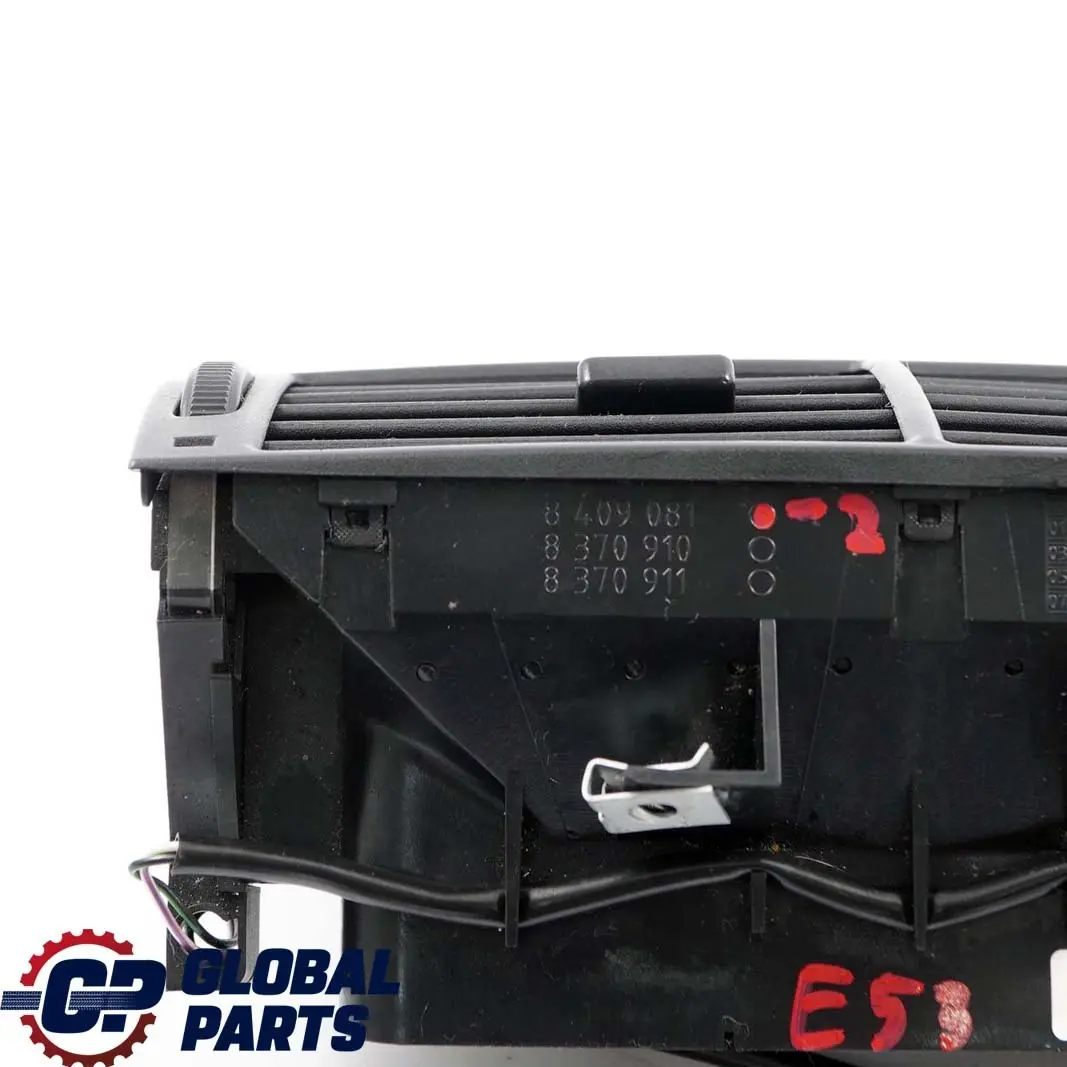 BMW X5 Series E53 2 Air Conditioning Rear Fresh Air Grille - SKU 8409081-2 - Part number 8409081