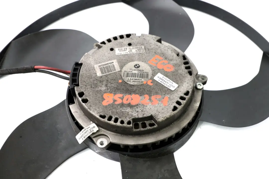 Cooling Radiator Fan Shroud Motor to BMW E60 E61 Engine with Part number 8508251 BMW E60 E61 Engine Cooling Radiator Fan Shroud Motor - SKU 6950213 - Part number 8508251