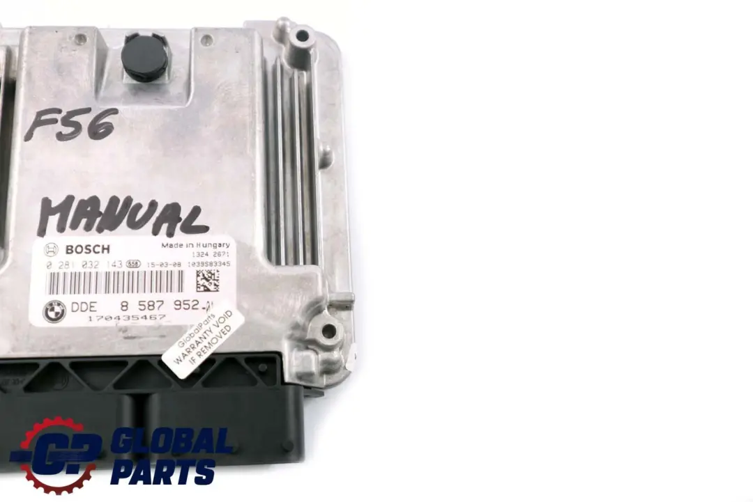 B37 B47 ECU DDE Engine Control Unit 8587952 Manual to BMW F20 F30 Mini F56 Diesel with Part number 8473185 BMW F20 F30 Mini F56 Diesel B37 B47 ECU DDE Engine Control Unit 8587952 Manual - SKU 8473185 - Part number 8473185