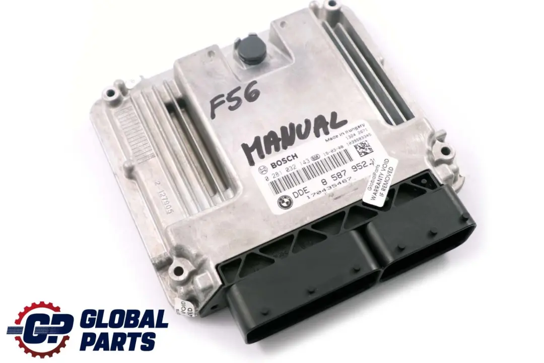 B37 B47 ECU DDE Engine Control Unit 8587952 Manual to BMW F20 F30 Mini F56 Diesel with Part number 8473185 BMW F20 F30 Mini F56 Diesel B37 B47 ECU DDE Engine Control Unit 8587952 Manual - SKU 8473185 - Part number 8473185