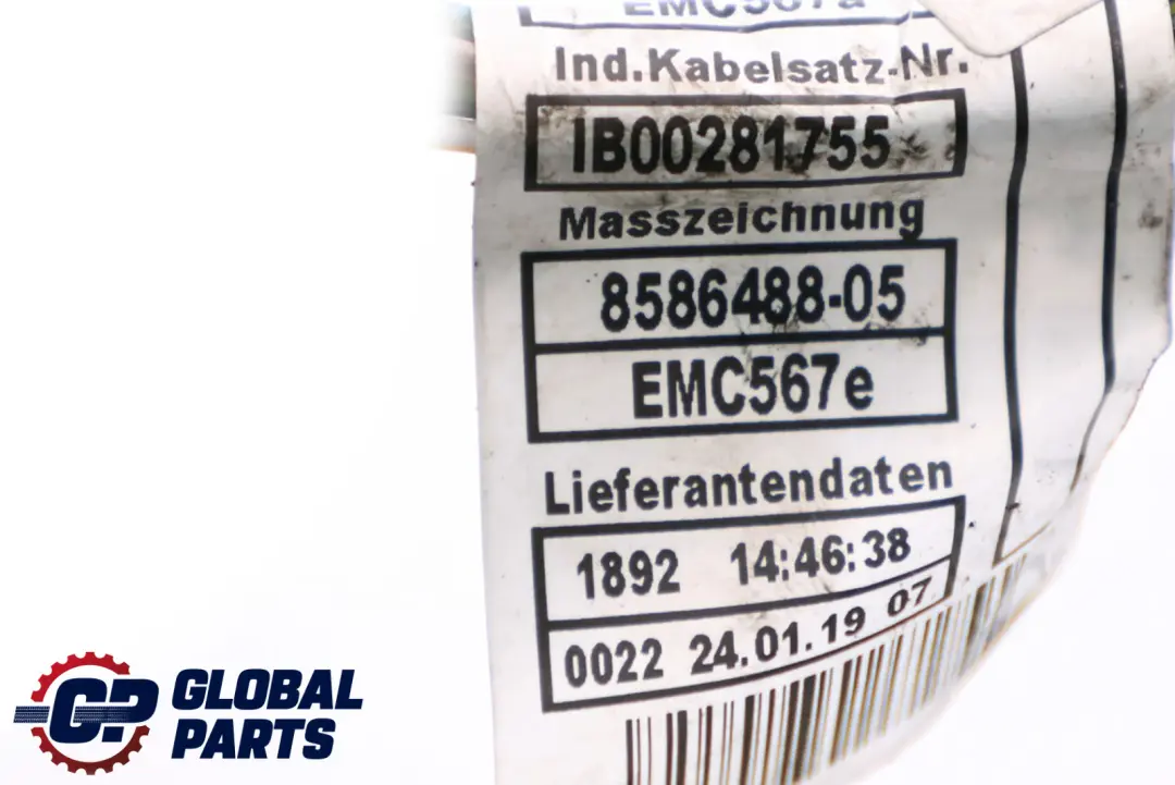 BMW F20 F21 F30 LCI B47 Arnés Cableado Módulo Motor - SKU 8490136 - Número de pieza 8490136