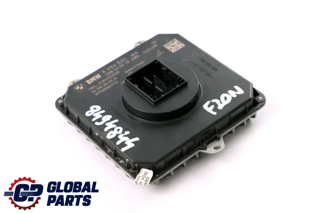 BMW F20 F21 F30 F32 LCI Phare Ballast Module l'unité contrôle FLE2 LOW - SKU 8494840 - Numéro de pièce 8494840