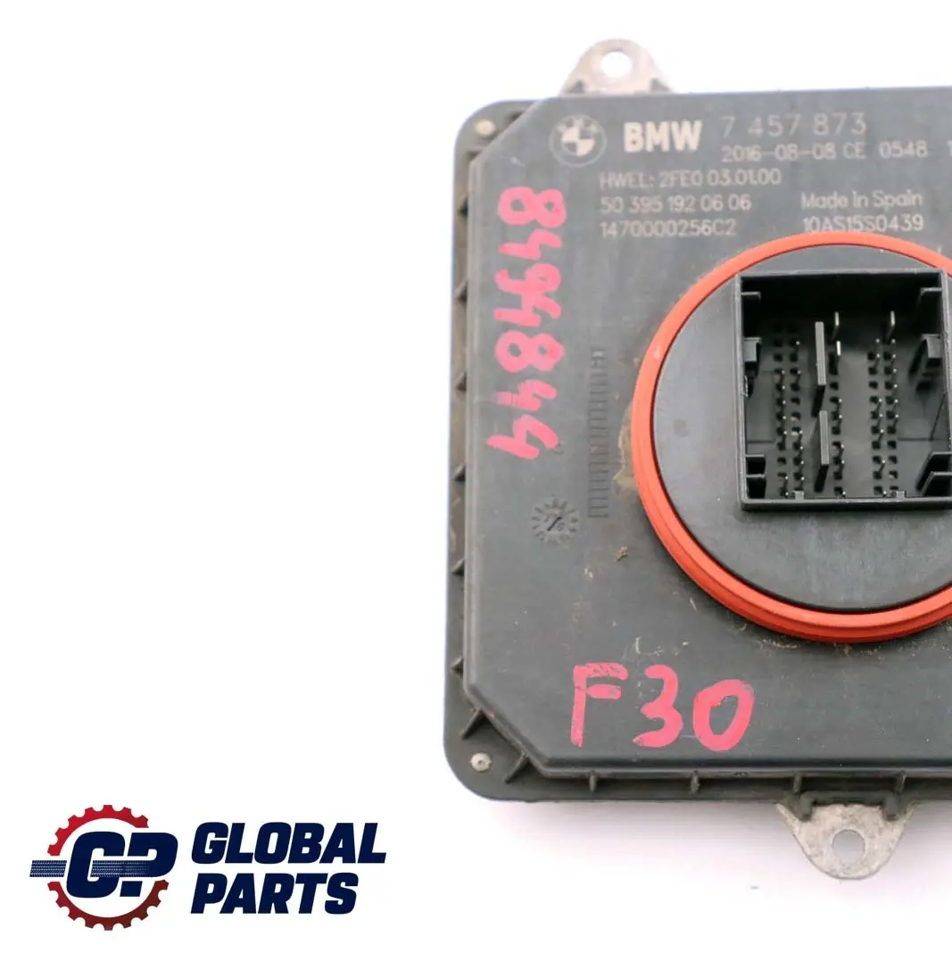 Unidad de Control Balasto Faro Módulo FLE2 LOW para BMW F20 F21 F30 F32 LCI con número de pieza 8494840 BMW F20 F21 F30 F32 LCI Unidad de Control Balasto Faro Módulo FLE2 LOW - SKU 8494840 - Número de pieza 8494840