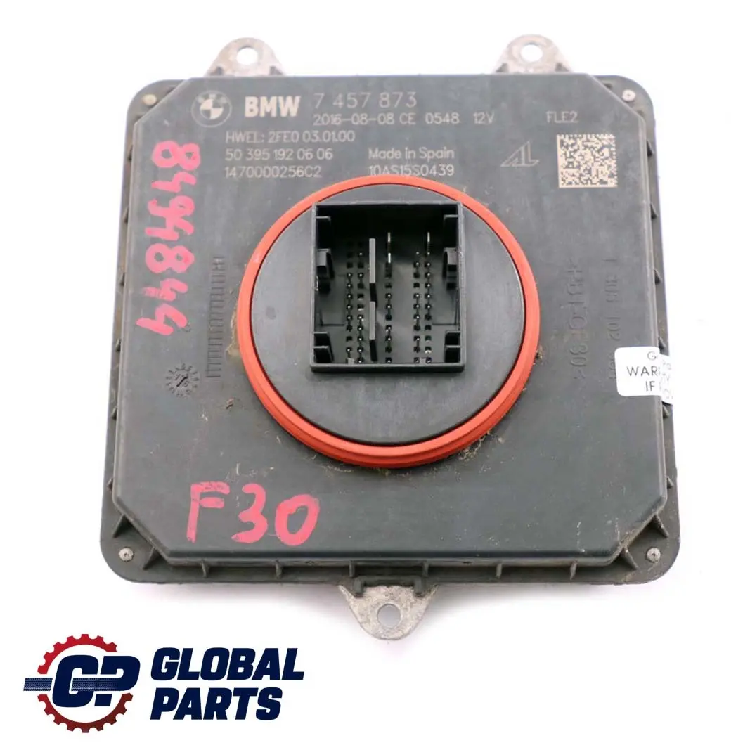 BMW F20 F21 F30 LCI Headlight Control Unit Module FLE2 - SKU 7457873 - Part number 7457873
