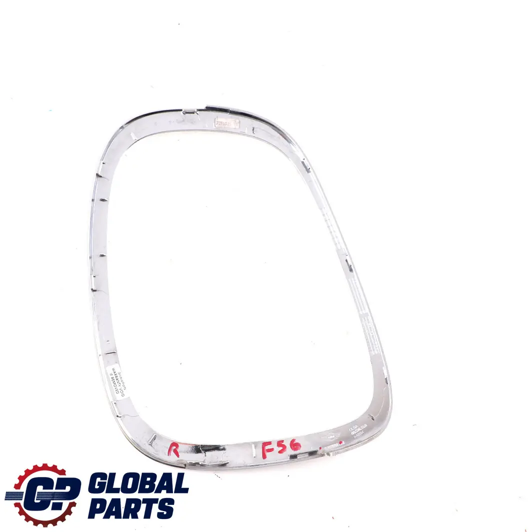 Trim Ring Light Lamp Rear Right O/S Chrome to MINI Cooper F55 F56 F57 with Part number 7351432 MINI Cooper F55 F56 F57 Trim Ring Light Lamp Rear Right O/S Chrome - SKU 8495332 - Part number 7351432