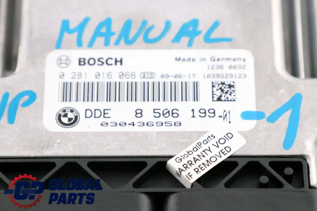 BMW 5 Series E60 E61 LCI 520d Diesel N47 Engine ECU Kit DDE CAS 3 Key - SKU 8506199-1 - Part number 8506199