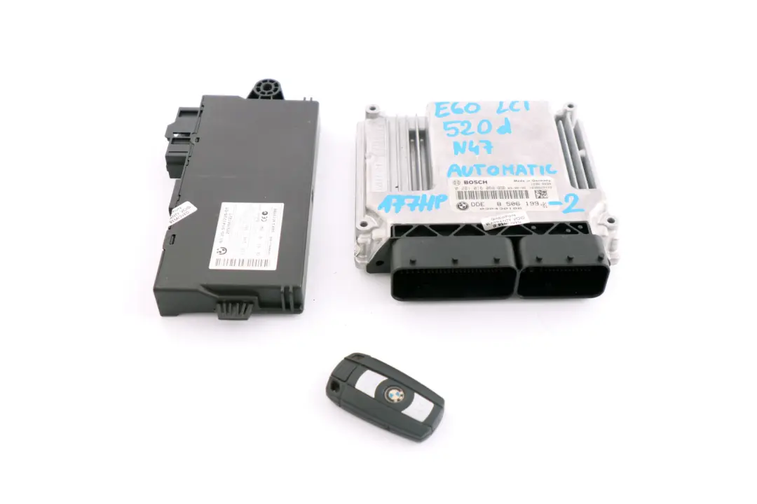 N47 Motore Diesel Kit ECU DDE CAS3 Chiave per BMW E60 E61 LCI 520d con numero di parte 8506199 BMW E60 E61 LCI 520d N47 Motore Diesel Kit ECU DDE CAS3 Chiave - SKU 8506199-2 - Numero di parte 8506199