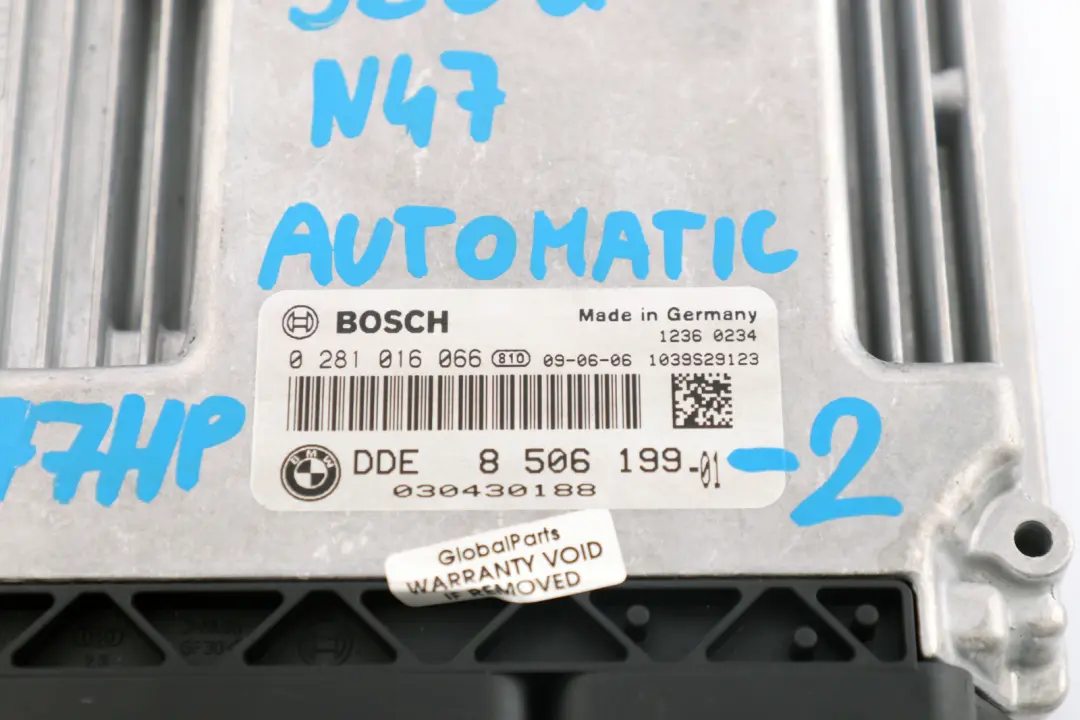 N47 Dieselmotor ECU Kit DDE CAS3 Schlüssel für BMW E60 E61 LCI 520d mit Teilenummer 8506199 BMW E60 E61 LCI 520d N47 Dieselmotor ECU Kit DDE CAS3 Schlüssel - SKU 8506199-2 - Teilenummer 8506199