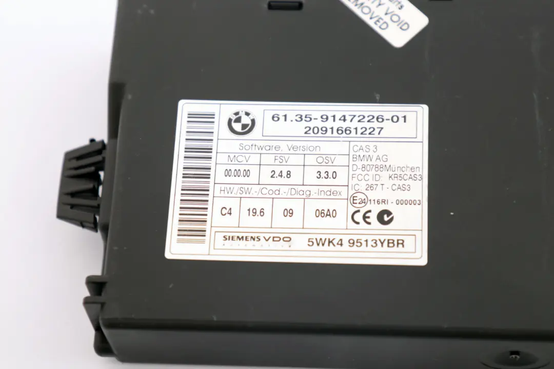 BMW E60 E61 LCI 520d N47 Dieselmotor ECU Kit DDE CAS3 Schlüssel - SKU 8506199-2 - Teilenummer 8506199
