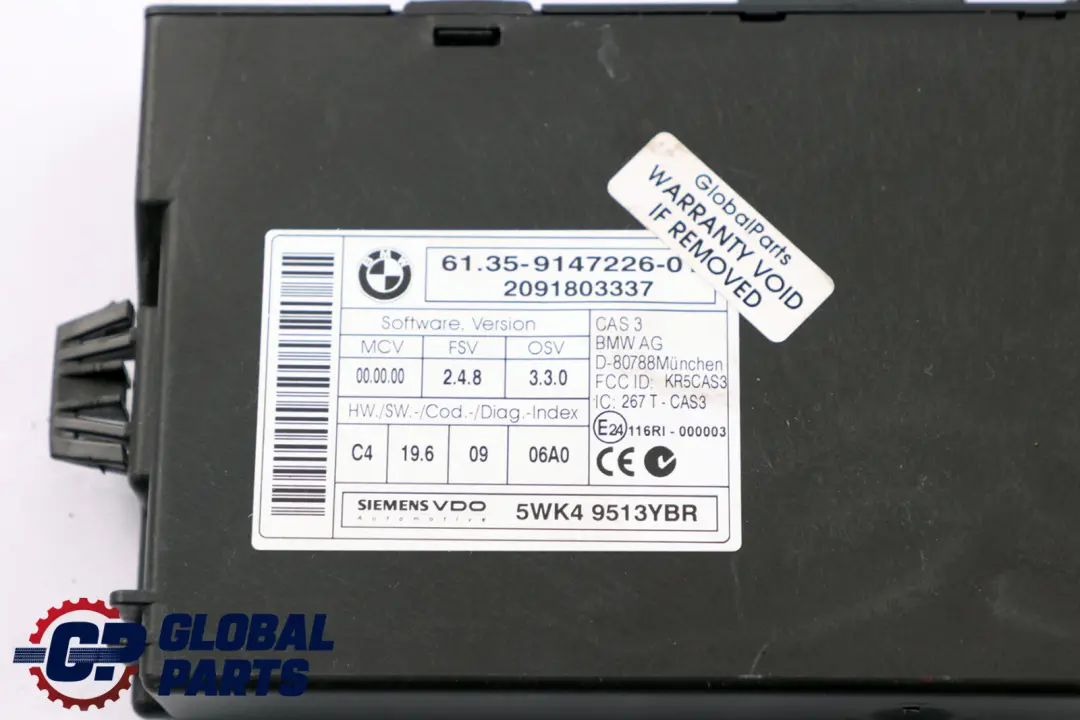 BMW E81 E87 E90 LCI 120d 320d N47 ECU Kit DDE CAS3 + 2 Keys Automatic - SKU 8506374-2 - Part number 8506374