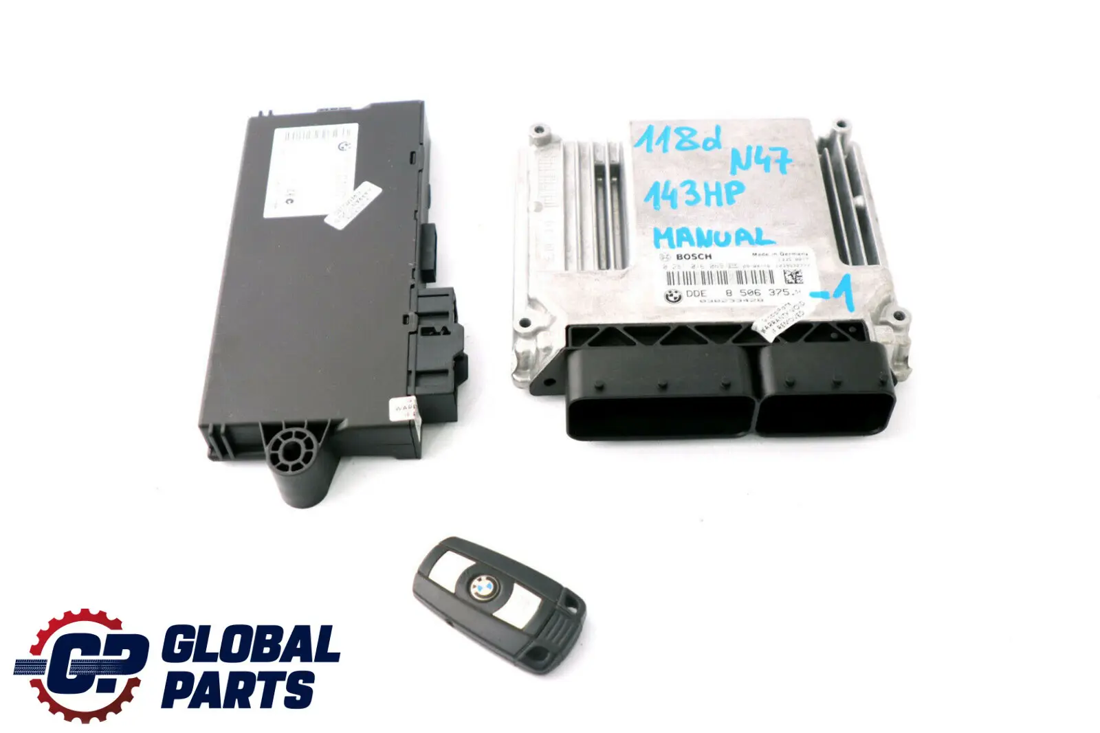 BMW E81 E87 E90 LCI 118d 318d N47 Diesel ECU KIT DDE CAS3 Key 8506375