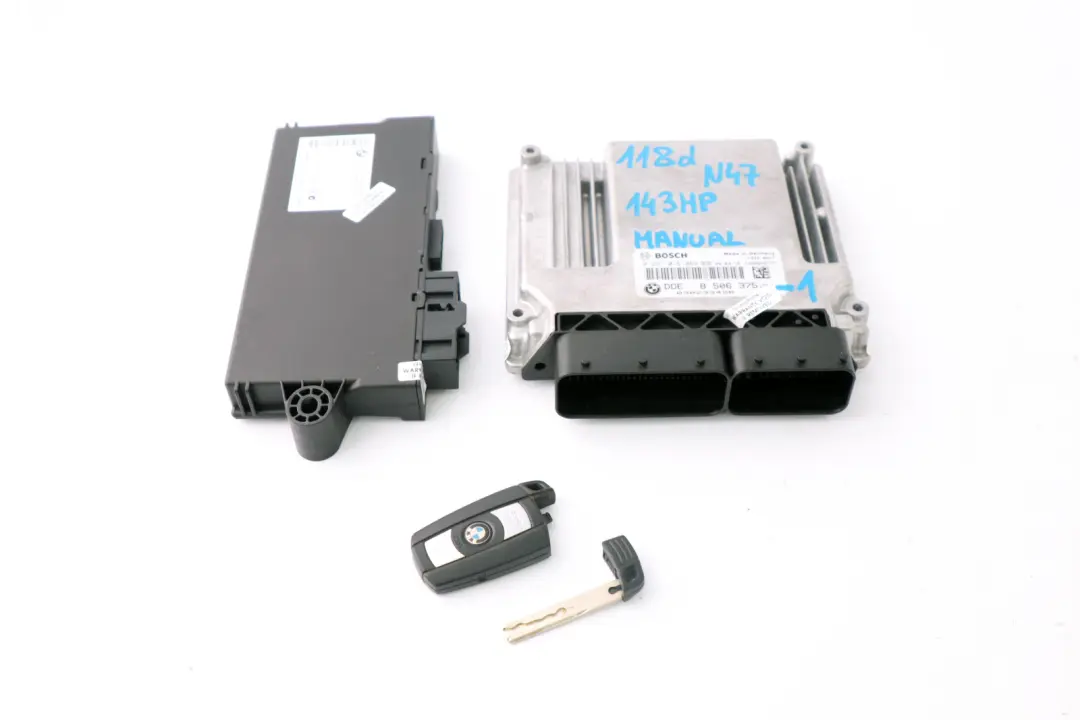 BMW E81 E87 E90 LCI 118d 318d N47 Diesel ECU KIT DDE CAS3 Clave - SKU 8506375-1 - Número de pieza 8506375