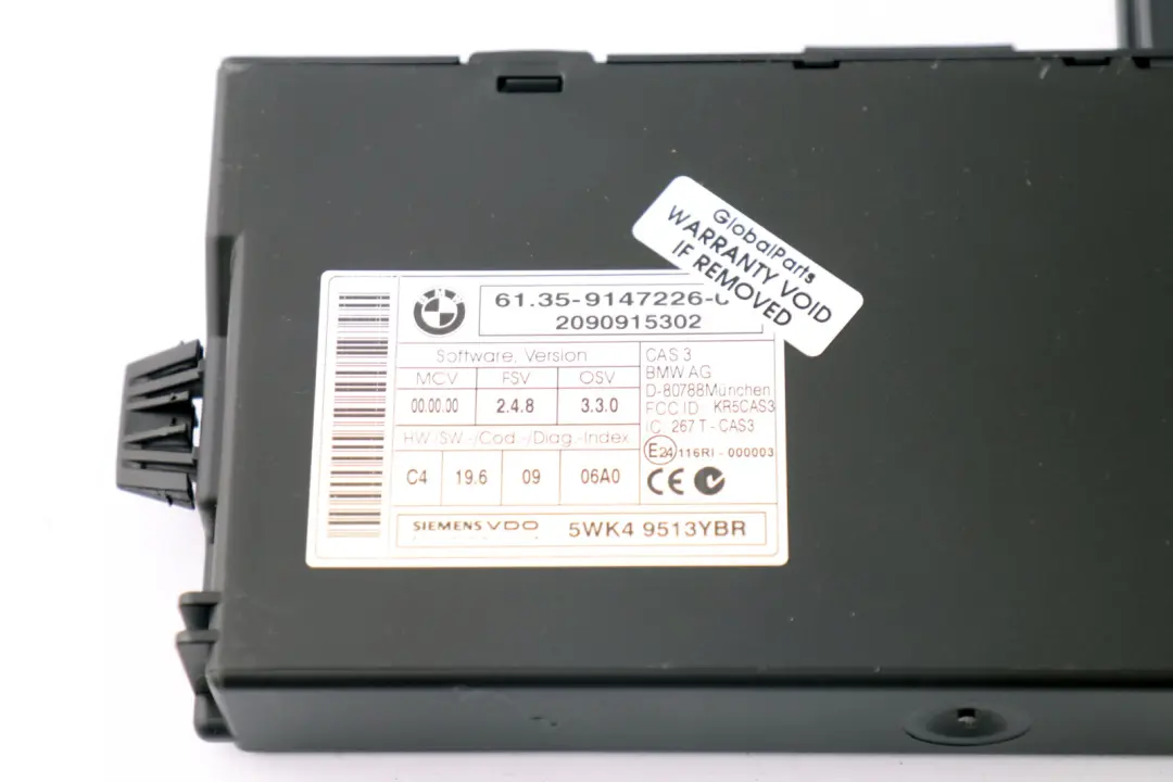 BMW 1 3 E81 E87 E90 LCI 118d 318d N47 Diesel ECU KIT DDE CAS3 Key - SKU 8506375-1 - Numero di parte 8506375