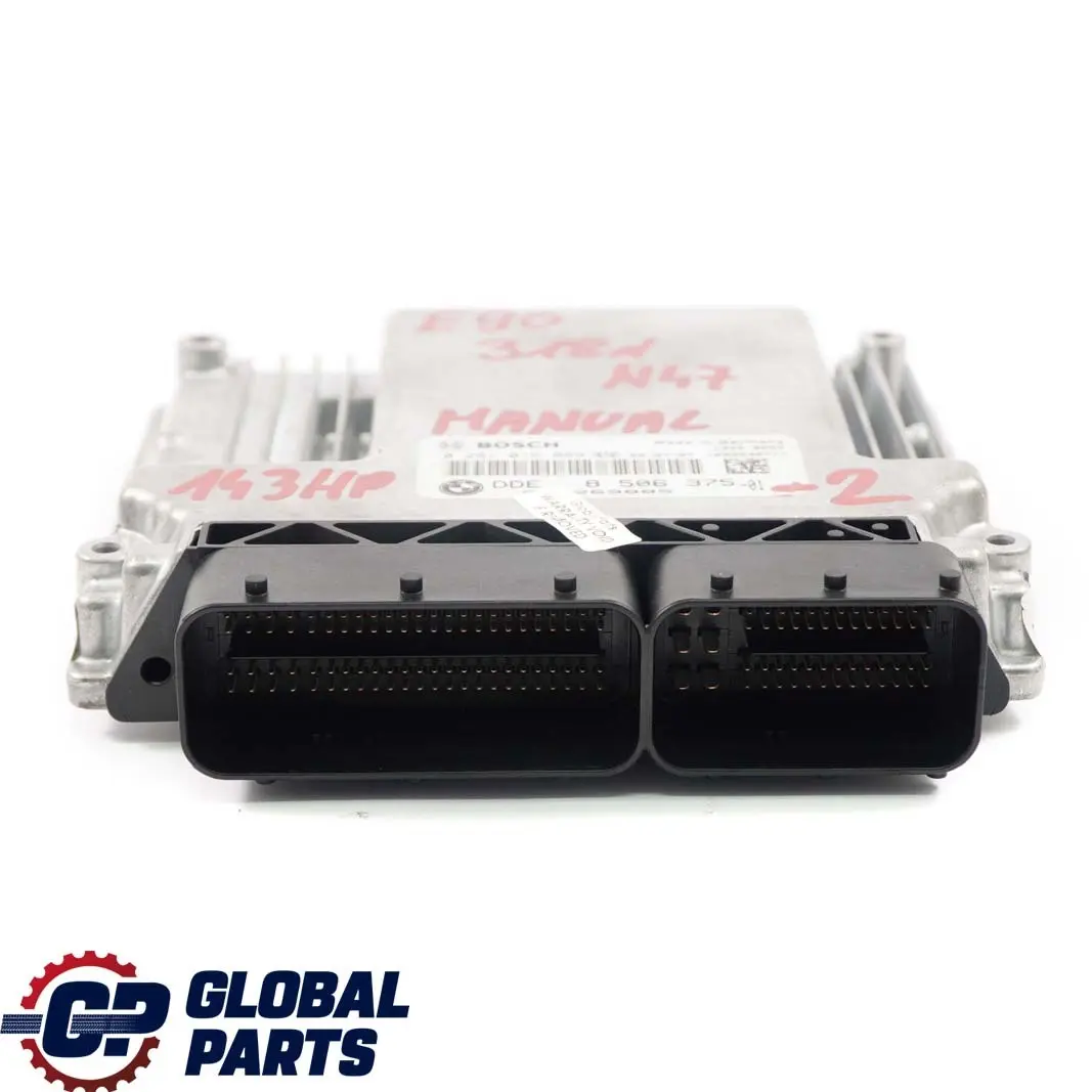 BMW E81 E87 E90 E91 LCI 118d 318d N47 Diesel ECU KIT DDE CAS3 + 2 Keys - SKU 8506375-2 - Part number 8506375