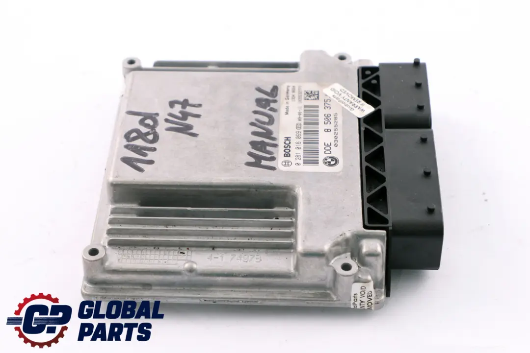 BMW 1 3 Series E81 E87 E90 E91 LCI N47 Diesel ECU DDE engine control - SKU 8506375 - Part number 13618506375