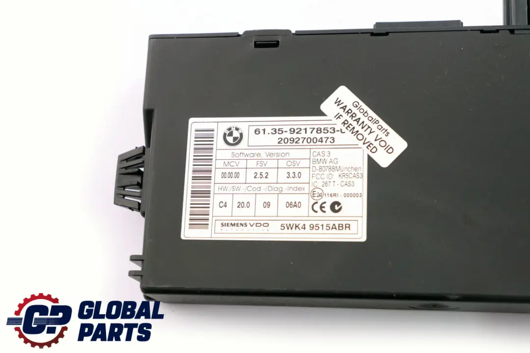 N47 ECU Kit DDE CAS 3 Key BMW 1 3 Series E81 E87 E90 LCI 118d 318d - SKU 8506434-1 - Part number 8506434