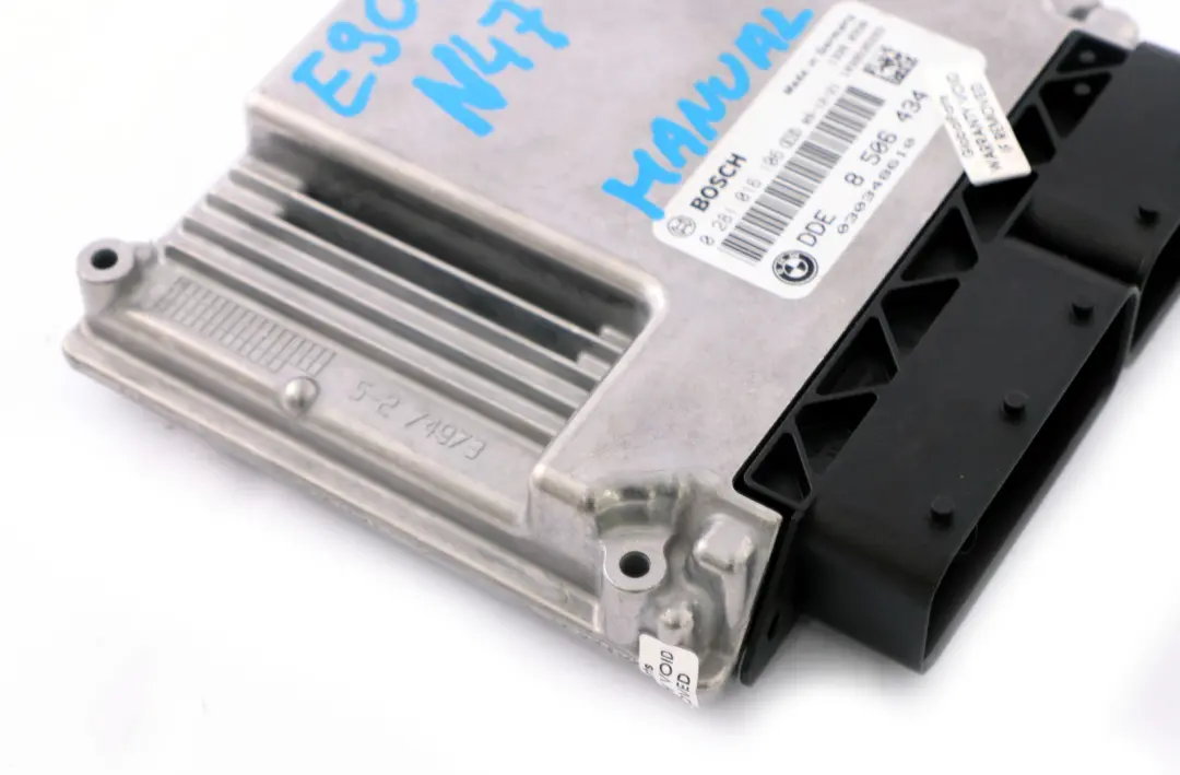 BMW E87 E90 LCI N47 118d 318d Diesel Engine Control Unit ECU DDE Manual Gearbox - SKU 8506434 - Part number 8506434