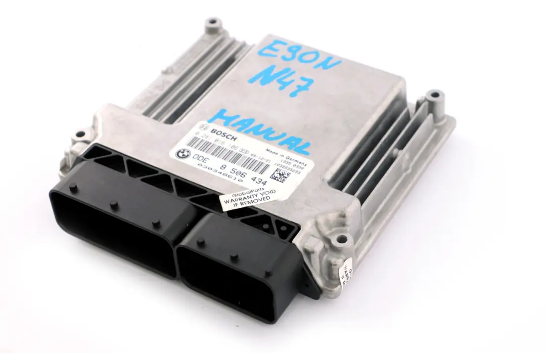 N47 118d 318d Diesel Engine Control Unit ECU DDE Manual Gearbox to BMW E87 E90 LCI with Part number 8506434 BMW E87 E90 LCI N47 118d 318d Diesel Engine Control Unit ECU DDE Manual Gearbox - SKU 8506434 - Part number 8506434