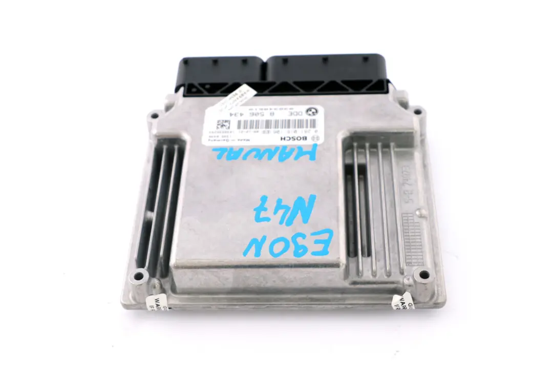 N47 116d 318d Motor Diesel Unidad de Control ECU DDE para BMW E87 E90 LCI con número de pieza 8506434 BMW E87 E90 LCI N47 116d 318d Motor Diesel Unidad de Control ECU DDE - SKU 8506434 - Número de pieza 8506434