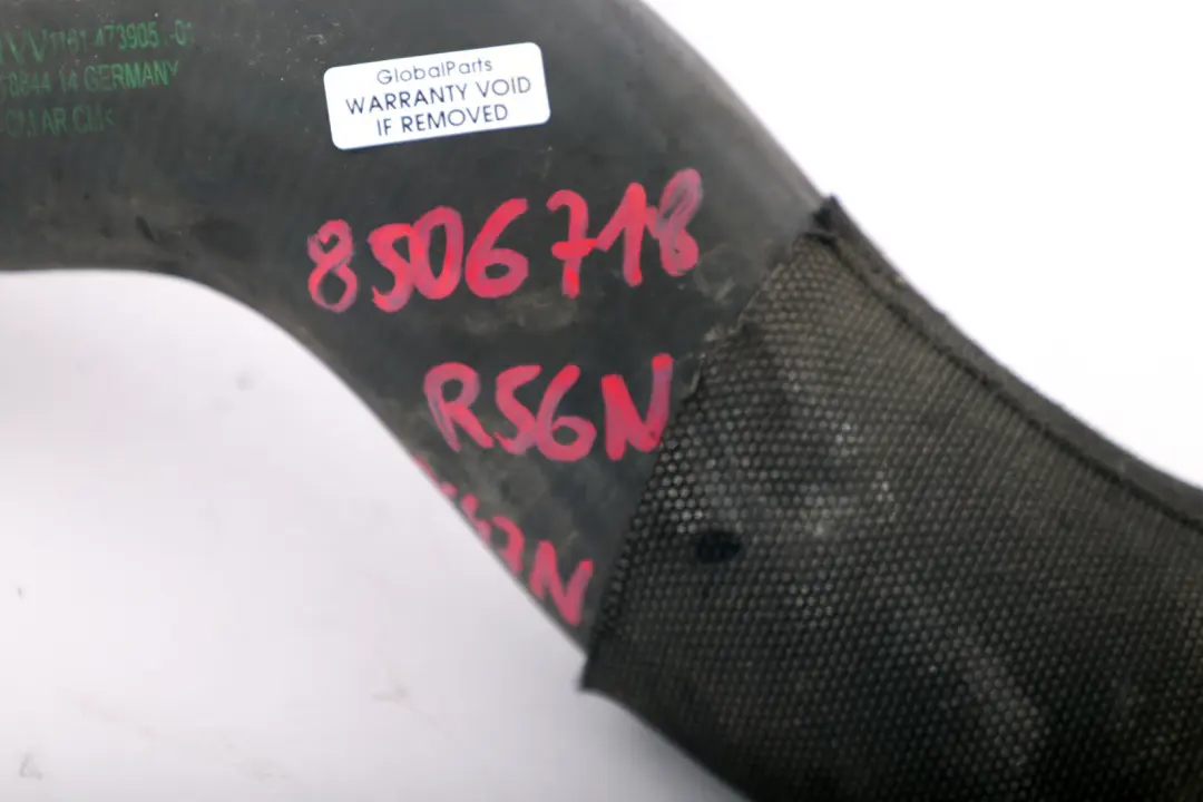 N47N Conduite a Air de Charge Tuyau D'Air pour Mini Cooper R55 R56 R57 LCI à propos du numéro de pièce 8506718 Mini Cooper R55 R56 R57 LCI N47N Conduite a Air de Charge Tuyau D'Air - SKU 8506718 - Numéro de pièce 8506718