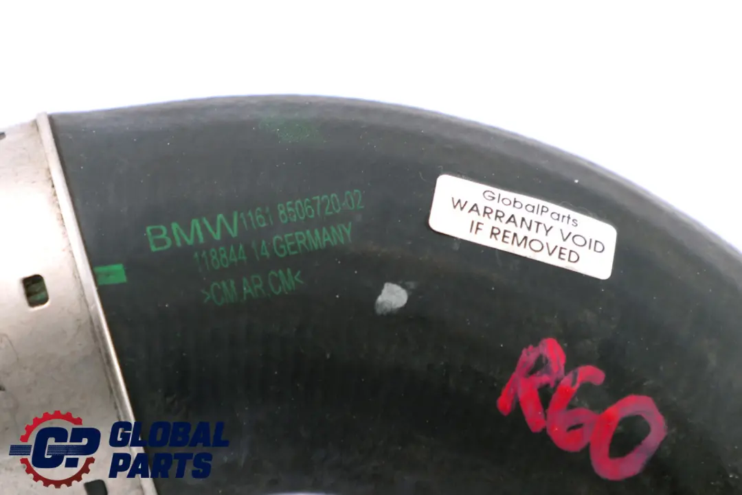 Mini R60 R61 N47N Diesel collettore aspirazione linea tubo flessibile - SKU 8506720 - Numero di parte 8506720