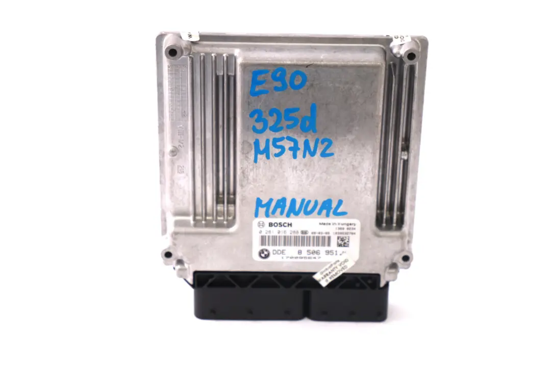 M57N2 ECU Basic DDE Control Unit to BMW 3 5 Series E60 LCI 325d 525d E90 with Part number 8506951 BMW 3 5 Series E60 LCI 325d 525d E90 M57N2 ECU Basic DDE Control Unit - SKU 8506951 - Part number 8506951