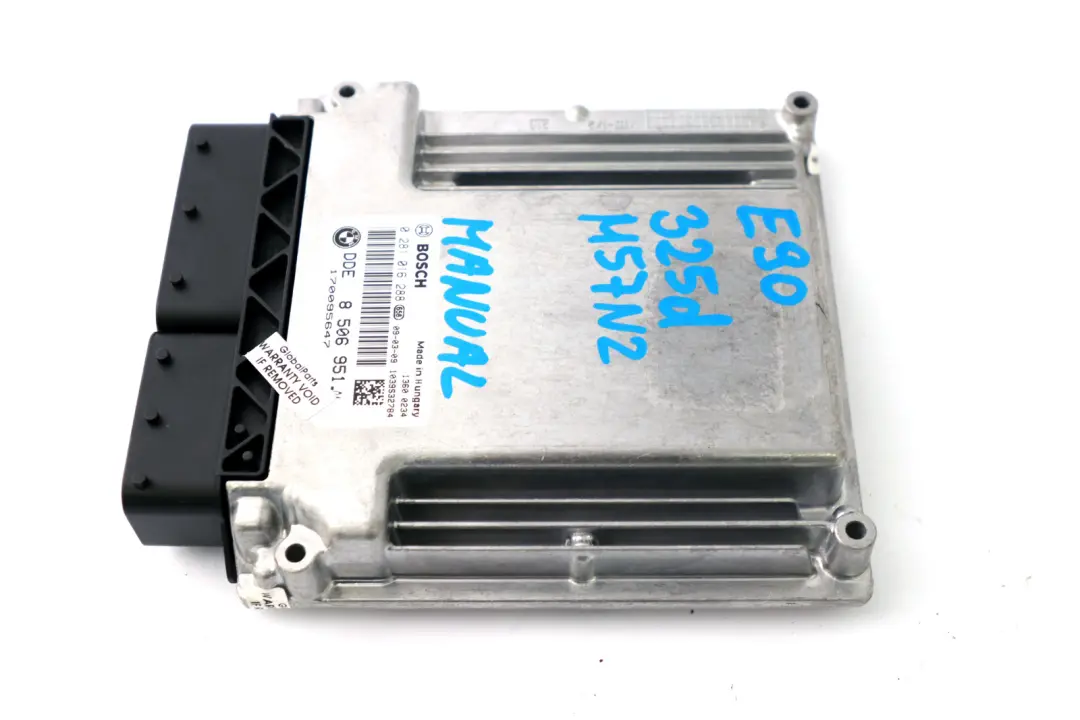 M57N2 ECU Basic DDE Control Unit to BMW 3 5 Series E60 LCI 325d 525d E90 with Part number 8506951 BMW 3 5 Series E60 LCI 325d 525d E90 M57N2 ECU Basic DDE Control Unit - SKU 8506951 - Part number 8506951
