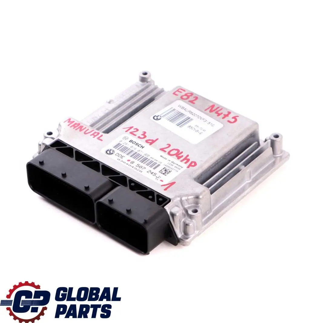 N47S ECU Kit DDE CAS3 + Key Manual to BMW E81 E82 E87 LCI E88 123d Engine with Part number 8507245 BMW E81 E82 E87 LCI E88 123d Engine N47S ECU Kit DDE CAS3 + Key Manual - SKU 8507245-1 - Part number 8507245