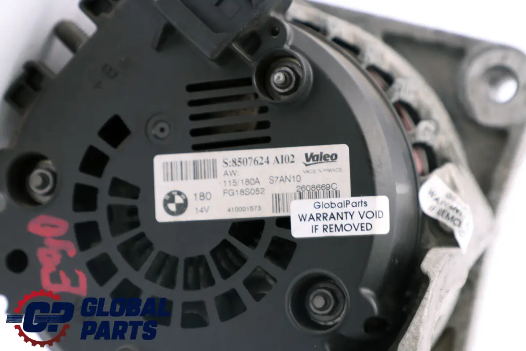 N47N Austausch Generator 180A 8507624 BMW 3 X1 X3 r E90 E91 E92 E93 LCI E84 F25 - SKU 8509023 - Teilenummer 8509023