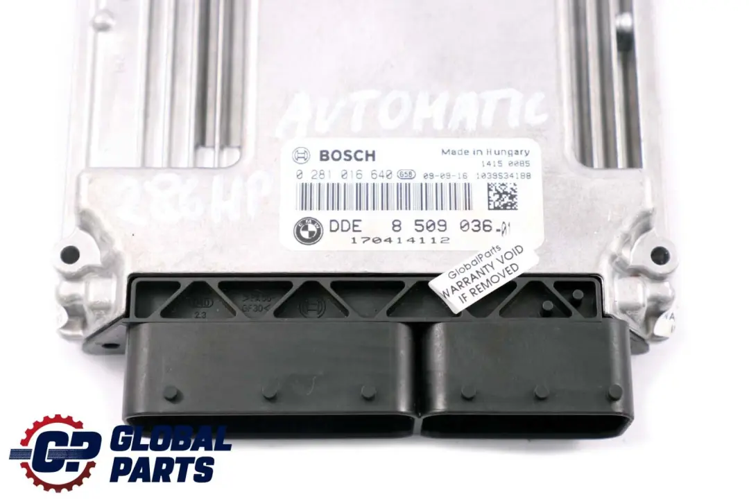 BMW E60 X5 E70 X6 E71 E90 M57N2 Engine Control Unit ECU DDE Automatic - SKU 8509036 - Part number 8509036