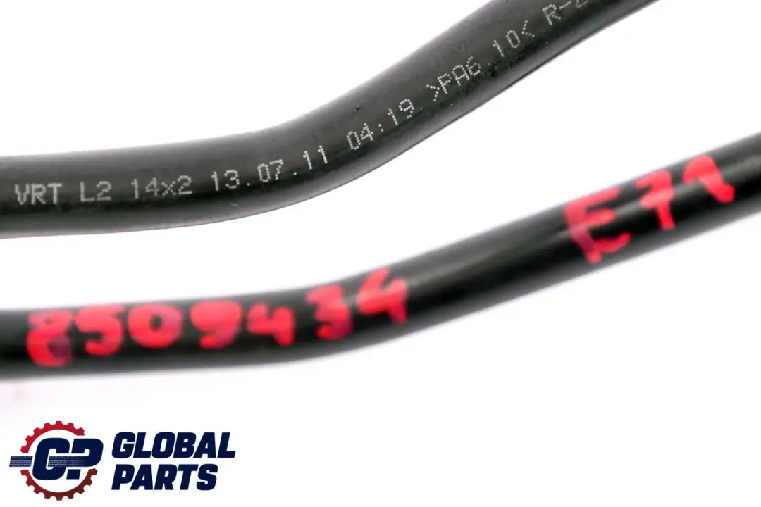 N57 N57S Oil Cooling Pipe Hose Radiator to BMW X5 X6 E70 LCI E71 with Part number 8509434 BMW X5 X6 E70 LCI E71 N57 N57S Oil Cooling Pipe Hose Radiator - SKU 8509434 - Part number 8509434