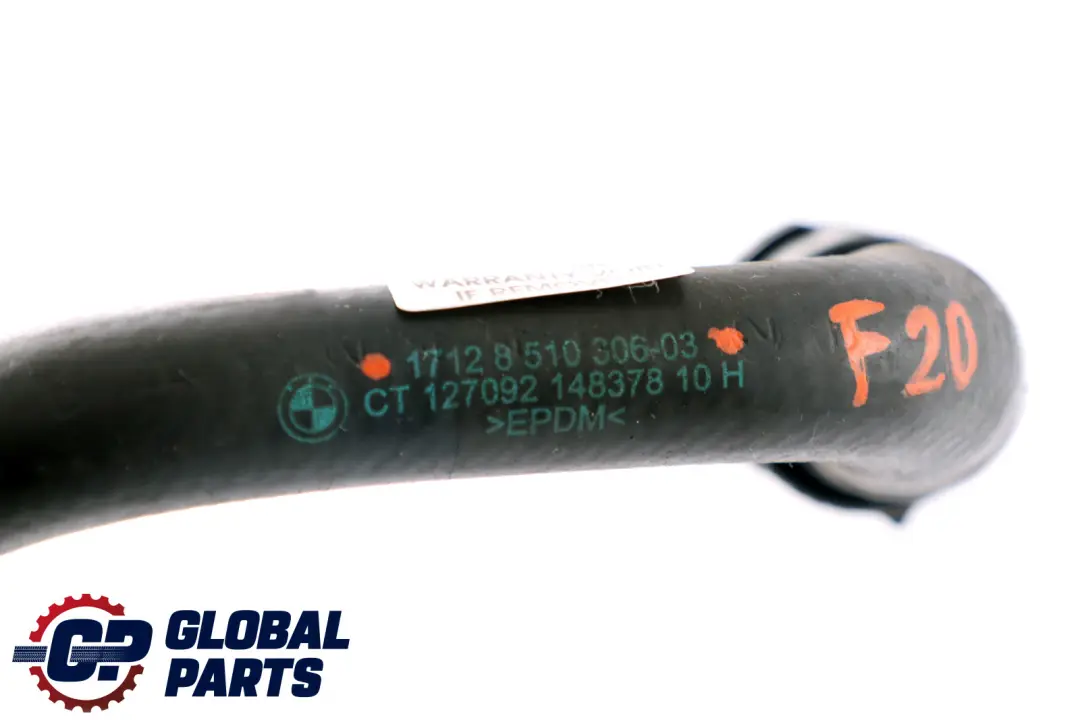 BMW F20 F21 F22 F30 F31 F32 F33 Manguera de Refrigerante Tubo - SKU 8510306 - Número de pieza 8510306